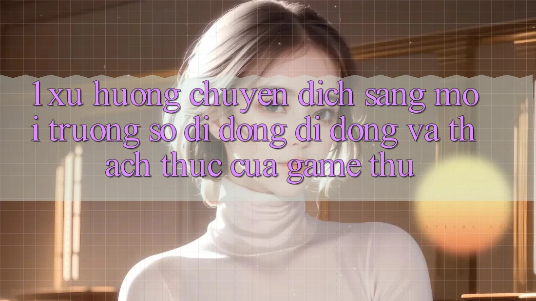 1. Xu Hướng Chuyển Dịch Sang Môi trường số di động Di Động Và Thách Thức Của Game Thủ