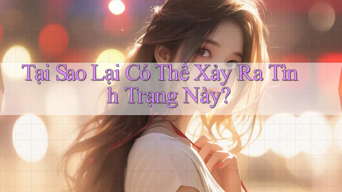 Tại Sao Lại Có Thể Xảy Ra Tình Trạng Này?