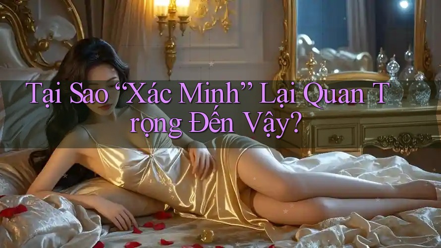 Tại Sao Xác Minh Lại Quan Trọng Đến Vậy? Tại Sao Xác Minh Lại Quan Trọng Đến Vậy?