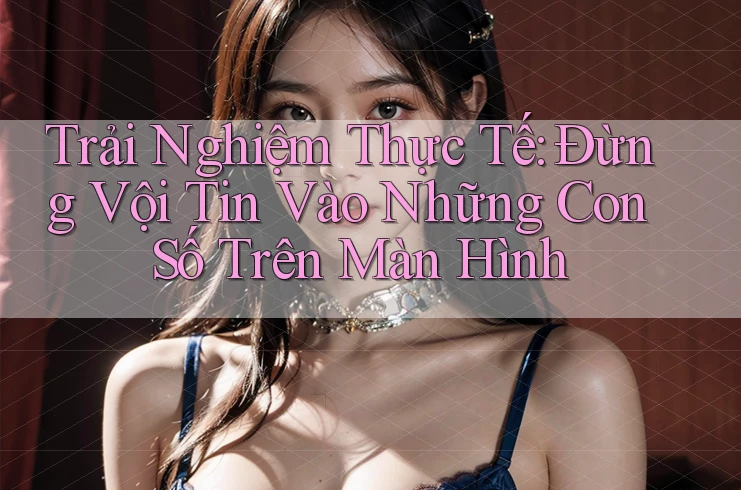 Trải Nghiệm Thực Tế: Đừng Vội Tin Vào Những Con Số Trên Màn Hình Trải Nghiệm Thực Tế: Đừng Vội Tin Vào Những Con Số Trên Màn Hình